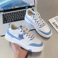 Scarpe da skate casual da donna Valstrend, stile coreano primavera, suola spessa, abbinabili, adatte a studenti e look casual