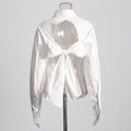 Camicia donna Valstrend, maniche lunghe, stile francese, design originale e moderna, tessuto leggero e tessuto di alta qualità