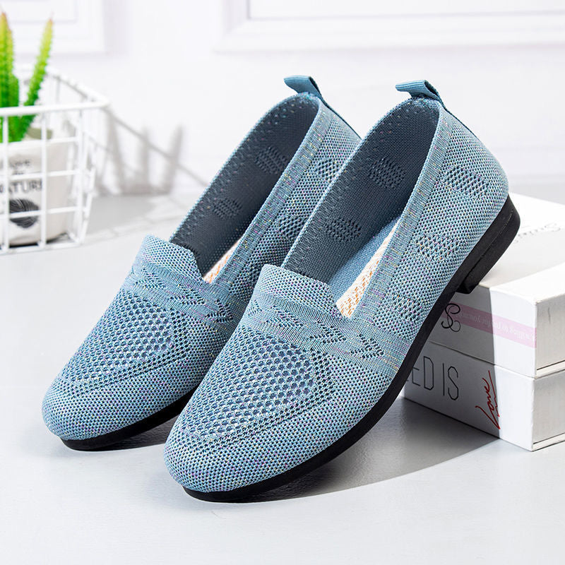Scarpe da donna Valstrend in mesh traforato, stile fashion, con dettagli aperti e design moderno.