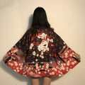Cappotto kimono estivo da donna Valstrend con stampa digitale Harajuku, leggero e alla moda, ideale per la primavera e l'estate