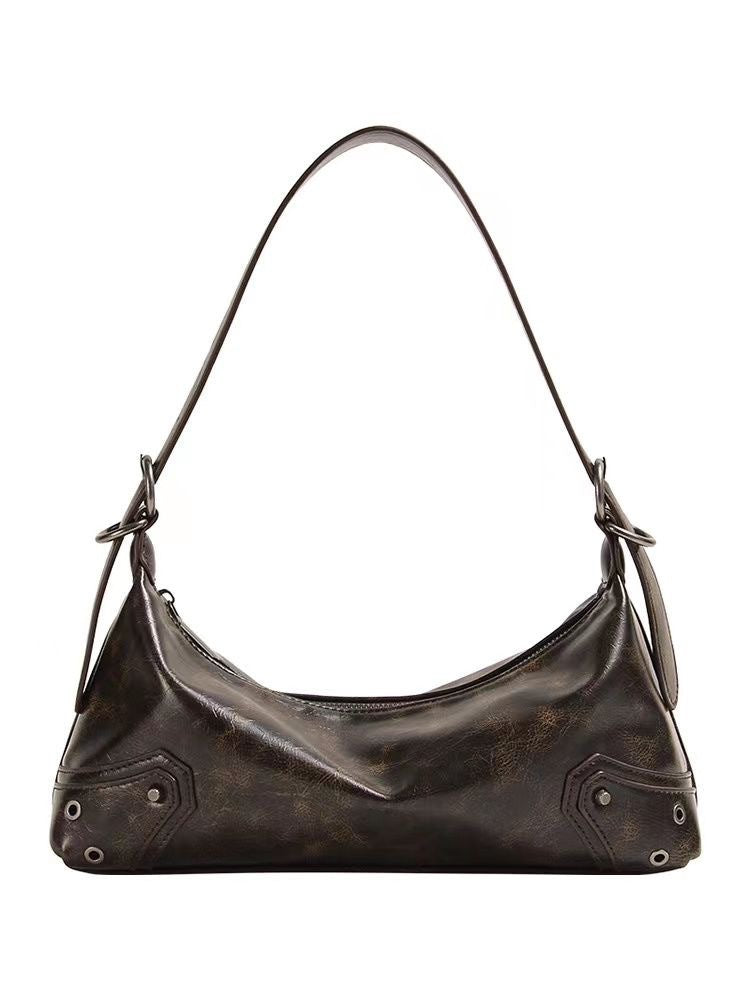 Borsa tracolla in pelle a cera oleosa in stile retrò con design speciale e texture avanzata, marca Valstrend.