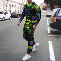 Maglione uomo Valstrend con stampa casual a maniche lunghe, collo rotondo e design divertente, abbigliamento sportivo e casual.