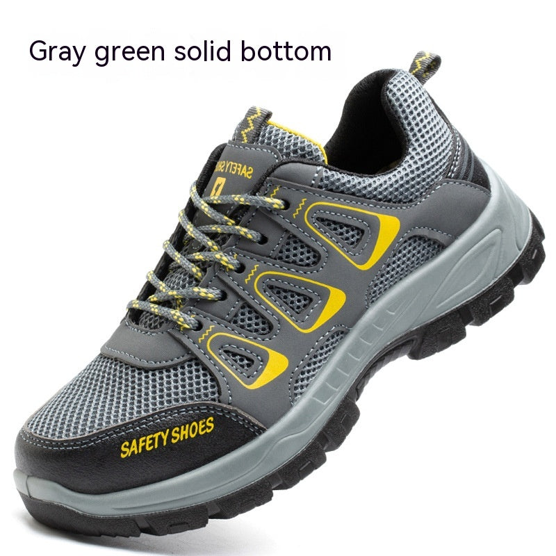 Scarpe di sicurezza Valstrend con tomaia in mesh traspirante, protezione contro urti e perforazioni, progettate per sicurezza e comfort