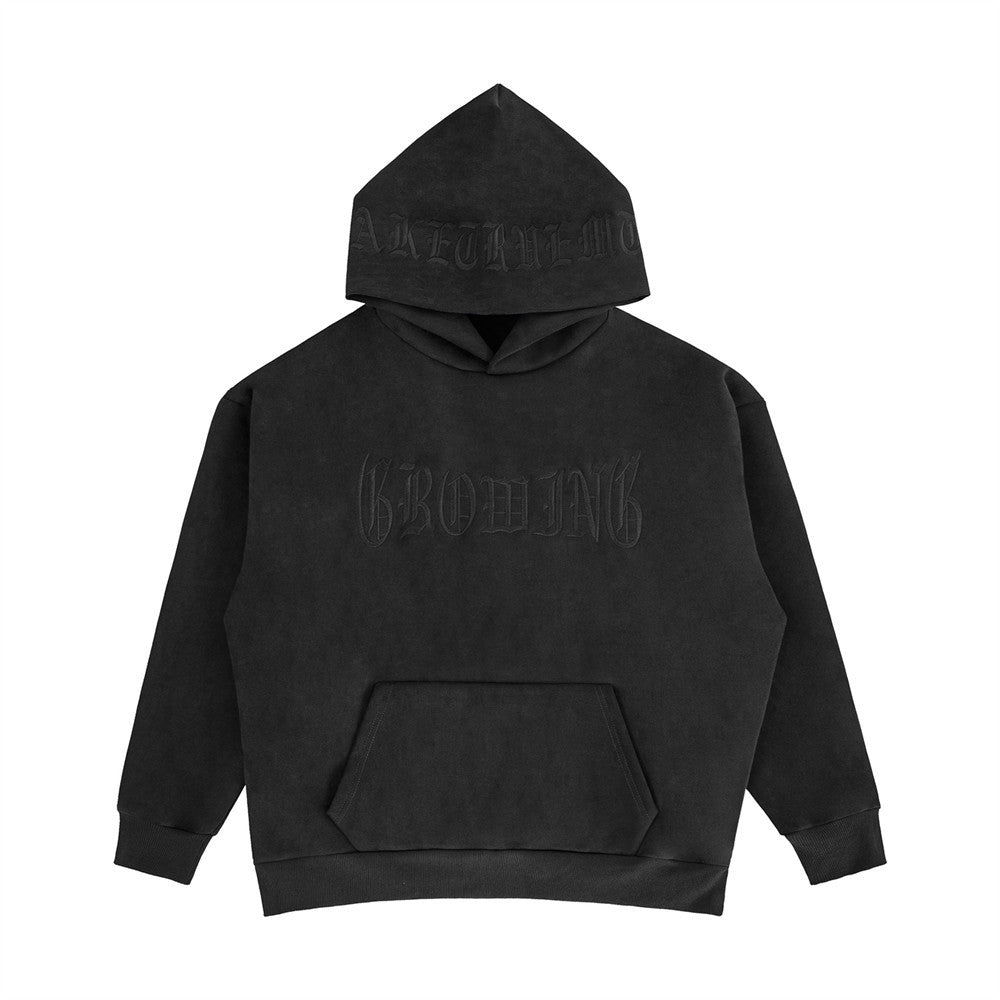 Felpa con cappuccio da uomo Valstrend, lettere moda, vestibilità ampia, tessuto morbido e confortevole, stile casual e moderno.