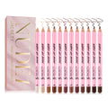 12 Color Matte Lipstick Lip Liner Suit