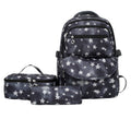 Zaino da donna Valstrend, set tre pezzi, grande capacità, multifunzionale, con tasche e scomparti, vista frontale