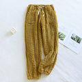 Men's Flannel Thickened Outer Wear Warm Plush Home Pants