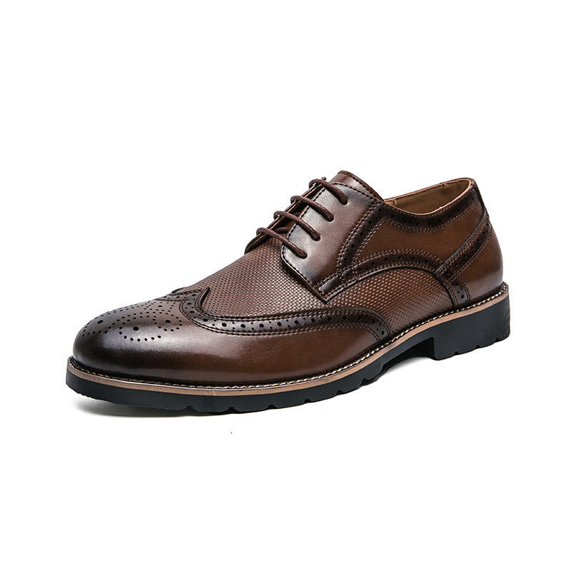 Scarpe da uomo Valstrend in pelle formali da business, eleganti pumps da uomo per occasioni professionali.