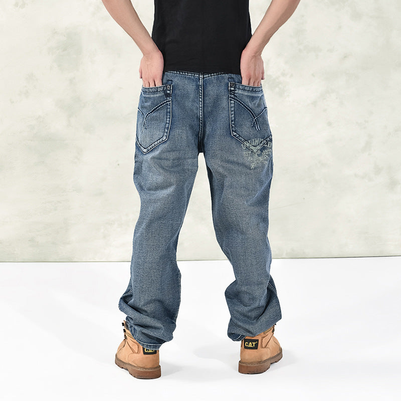 Pantaloni da skateboard plus size Valstrend shop, larghi e comodi, in tessuto morbido e resistente, ideali per skateboarding e stile casual