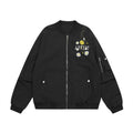 Cappotto da baseball ricamato da uomo Valstrend, giacca primaverile ed autunnale, stile sportivo con dettagli ricamati.