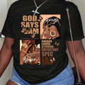 T-shirt donna Valstrend con stampa di figure e lettere, maniche corte, collo rotondo, ideale per primavera ed estate.