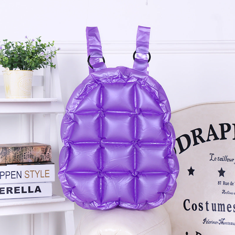 Zaino gonfiabile in PVC di grande capacità, dal design carino e colorato, ideale per bambini, marchio Valstrend Shop