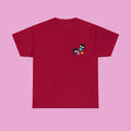 T-shirt casual a maniche corte con stampa digitale europea e americana, girocollo, marca Valstrend.