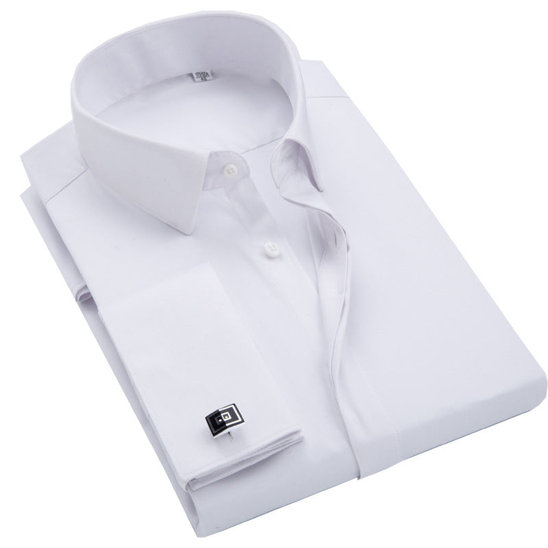 Camicia a maniche lunghe Valstrend con bottoni French, in fibra di bambù, stile elegante e tessuto morbido e sostenibile.