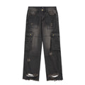 Pantaloni lunghi moda uomo e donna Valstrend, tessuto morbido, stile casual, vestibilità comoda, colore nero.