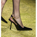 Sandali con tacco a spillo per donna Valstrend, cinturino alla schiena e punta affilata, scarpe eleganti e alla moda