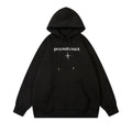 Felpa sportiva casual Valstrend con ricamo di lettere semplici, vestibilità comoda e stile street fashion, colore grigio chiaro.