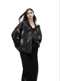 Niche Heavy Industry Distressed Brushed Loose Profile Shirt