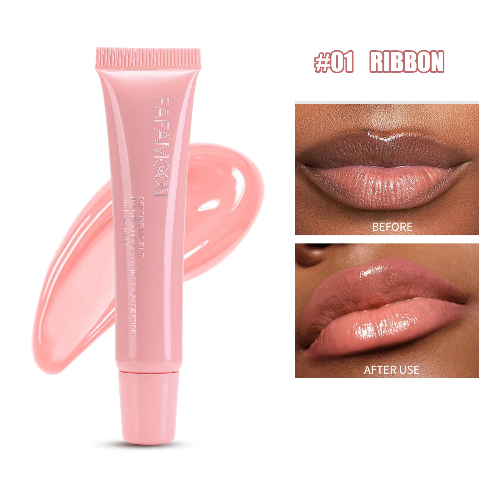 Lucidalabbra liquido Valstrend glossato waterproof, colore rosso tè, finitura brillante, lunga durata e effetto specchio, make-up coreano.