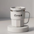 Double Insulated Coffee Mug with Lid - Perfect Gift for Christmas, Valentine's Day, or Mother's Day - Hand Wash Only - Reusable - Travel Friendly - No Spill Design