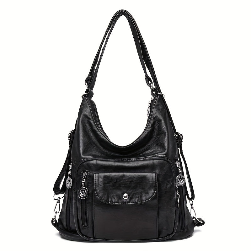 Borsa a tracolla vintage Valstrend, tote retrò donna con spalla, perfetta per il pendolarismo con design elegante e spazioso.