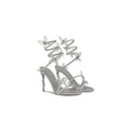 Roman New Snake-shaped Lace-up Stiletto Sandals Rhinestone Bow High Heel Fashion Women's Shoes
