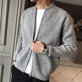 Cardigan uomo a maglia solida Valstrend, cappotto maglione invernale autunno, stile caldo e confortevole.