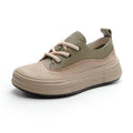 Scarpe da donna Valstrend in pelle casual con piattaforma, stile fashion, ideali per un look comodo e alla moda