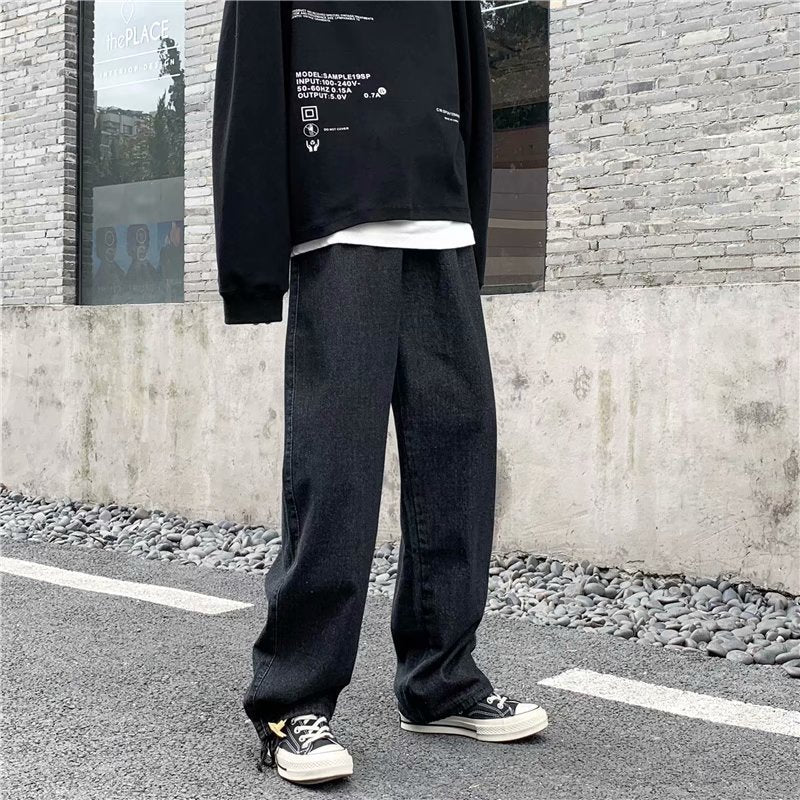 Pantaloni morbidi e larghi autunnali Valstrend, pantaloni con pieghe e stile all-matching in tessuto leggero e comodo
