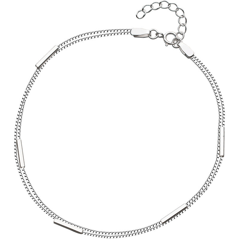 Mori Artistic Double-circle Anklet Ornament Women
