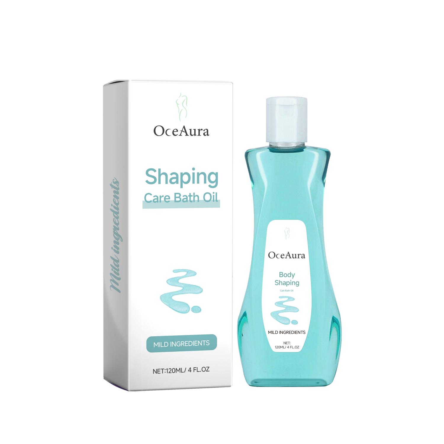 Olio da bagno Valstrend per modellare il corpo, con formula idratante e nutriente, visibile in una bottiglia elegante.