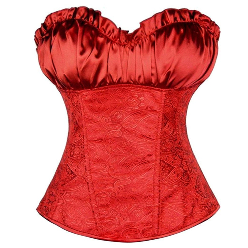 Cintura corsetto personalizzata in jacquard per donna, con dettagli eleganti e design moda femminile, di marca Valstrend shop.