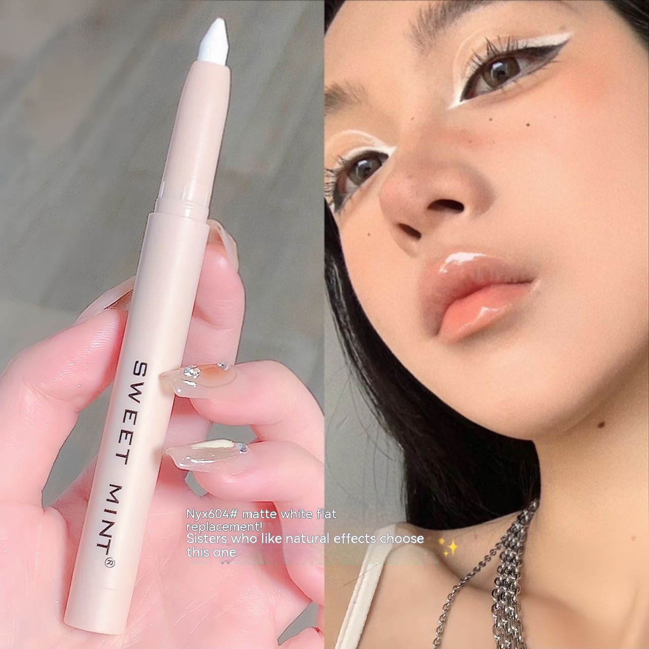 Penna eyeliner Valstrend Crouching Silkworm per trucco occhi, evidenziante e facile da applicare, con punta sottile per linee precise