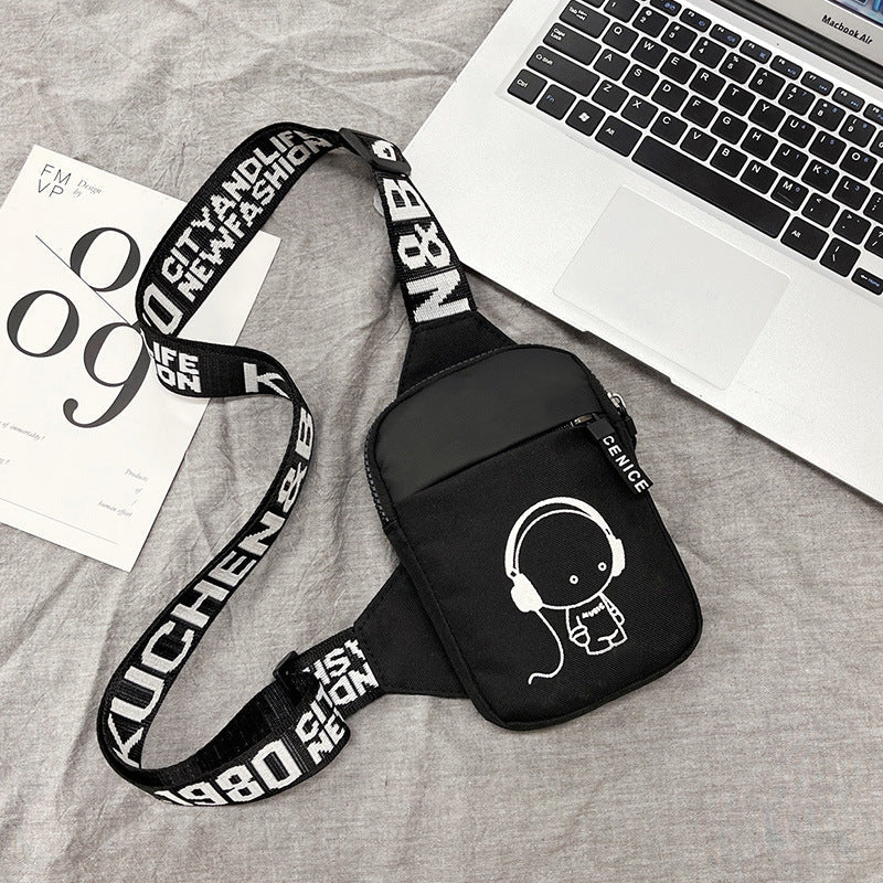 Borsa a tracolla sportiva in canvas da donna Valstrend, pratica e leggera, ideale per il tempo libero e l'attività fisica