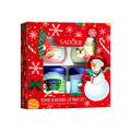 Set di balsami labbra nutrienti Valstrend per Natale, scatole con confezioni natalizie piene di balsami idratanti.