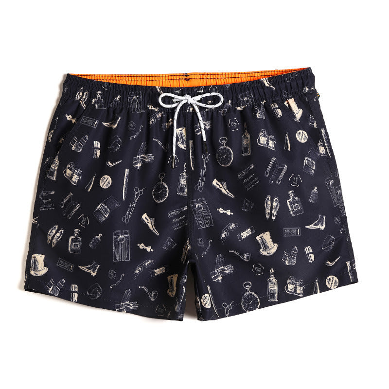 Pantaloni corti estivi da spiaggia Valstrend, leggeri e ad asciugatura rapida con fodera, ideali per il mare e il relax.