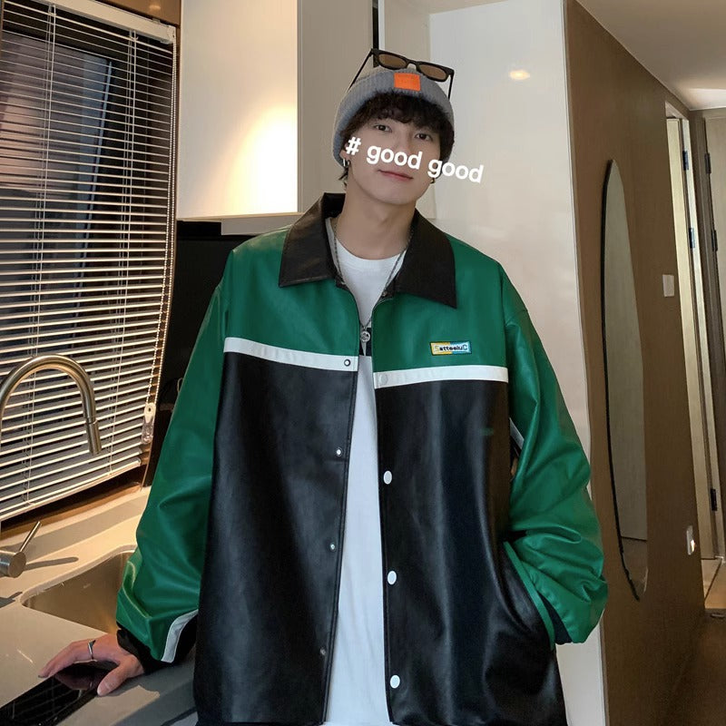 Completo di baseball American Brand Valstrend con ricami, stile da corsa, giacca e pantaloni coordinati, tessuto resistente e dettagli decorativi
