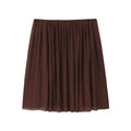 Completo donna estate Valstrend in seta plissettata con top e pantaloni a rete, look elegante e leggero.