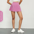 Gonna sportiva Valstrend con gonna da corsa plissettata anti-esposizione, tessuto leggero e design aderente per allenamenti.