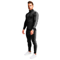Completo sportivo da uomo Valstrend, giacca e pantaloni in tessuto tecnico, ideale per allenamenti e attività sportive.