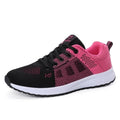 Scarpe da shopping antiscivolo Valstrend con suola sicura, sneakers casual per donna, in tessuto nero e design comodo.