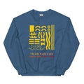 Felpa unisex con stampa di lettere europea e americana, girocollo, marca Valstrend, dettaglio visibile sul tessuto e design.