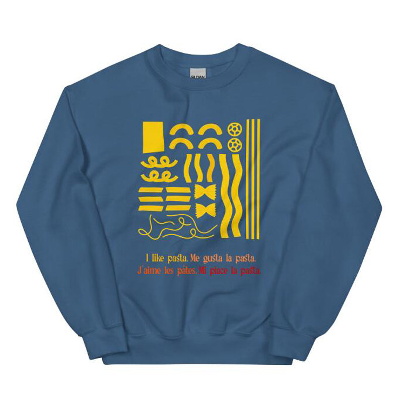 Felpa unisex con stampa di lettere europea e americana, girocollo, marca Valstrend, dettaglio visibile sul tessuto e design.