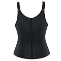 Corpetto modellante in gomma lucida con costine in acciaio, vestito body shaping Valstrend, ideale per modellare la figura.