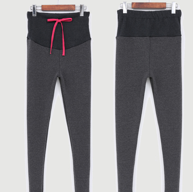 Leggings termici da maternità Valstrend per donne in gravidanza, pantaloni in cashmere con supporto addominale spessi e confortevoli