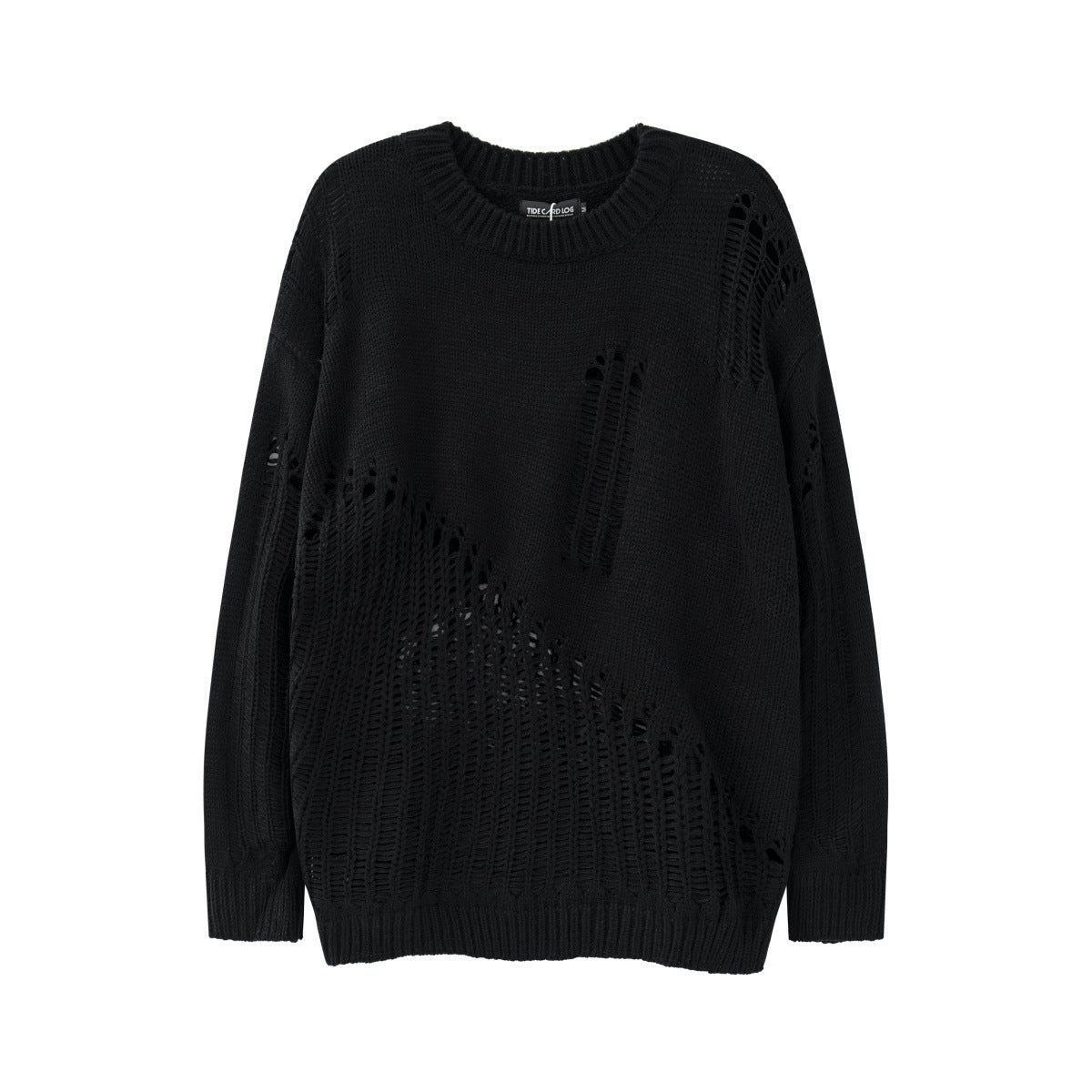 Maglione invernale e autunnale per coppie di colore solido, maglieria Valstrend, mostra due persone con maglioni coordinati.