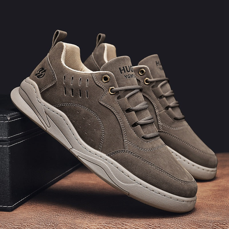 Scarpe casual autunnali da uomo Valstrend, stile trendy e comodo, con tomaia in tessuto e suola robusta, ideali per look casual.
