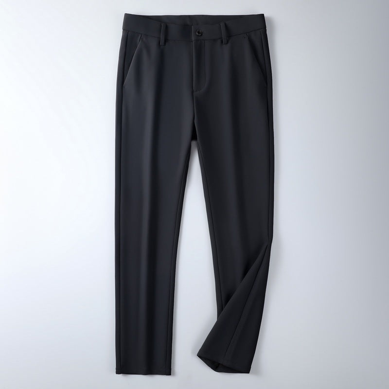 Pantaloni da uomo casual di lusso Valstrend, eleganti e di alta qualità, in tessuto raffinato per abbigliamento business e casual.