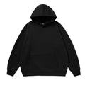 Felpa con cappuccio imbottita in velluto per uomo e donna, vestibilità ampia e spalle morbide, marca Valstrend.