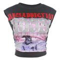 European And American New Printed Street Hipster Sleeveless Slim Slim-fit Casual Shirt